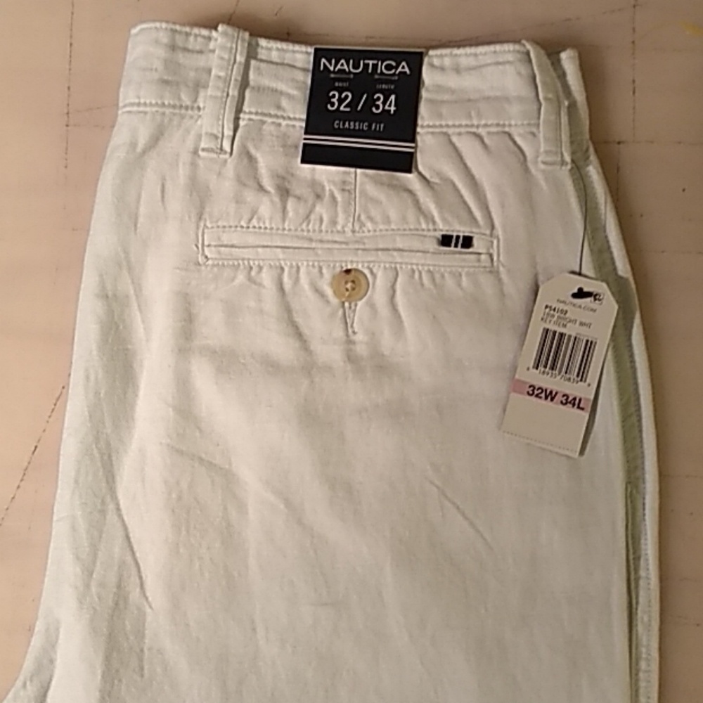 Men's Nautica Linen/Cotton Trousers